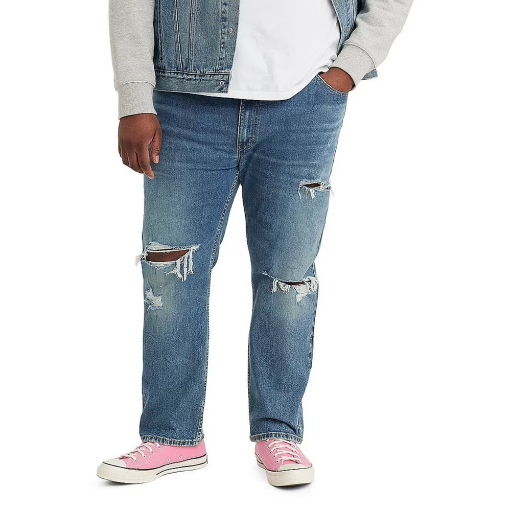 Levi's 511 Slim Fit Distressed Stretch Jeans Mens Sz 54x29 A36530010 NEW